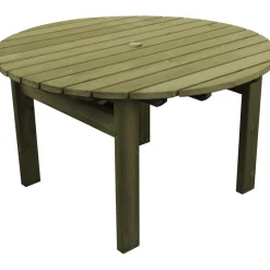 Ruokapöytä Margot N123 Ø156cm vihreä*Tammiston puu Sale
