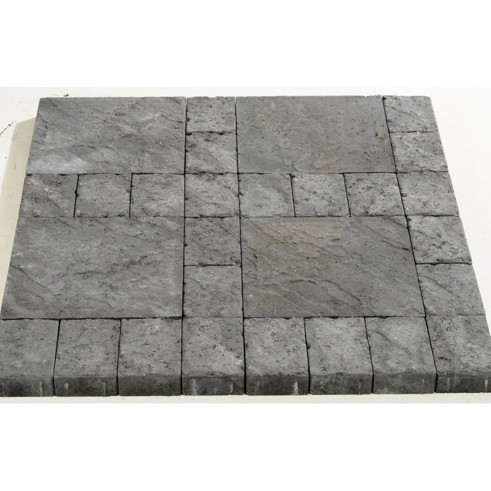 Clearance Rustiikkilaatta 418x418x60mm musta Betonilaatat