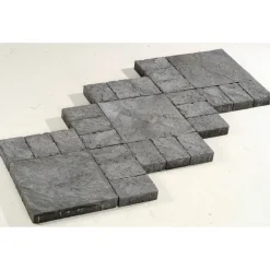 Clearance Rustiikkilaatta 418x418x60mm musta Betonilaatat