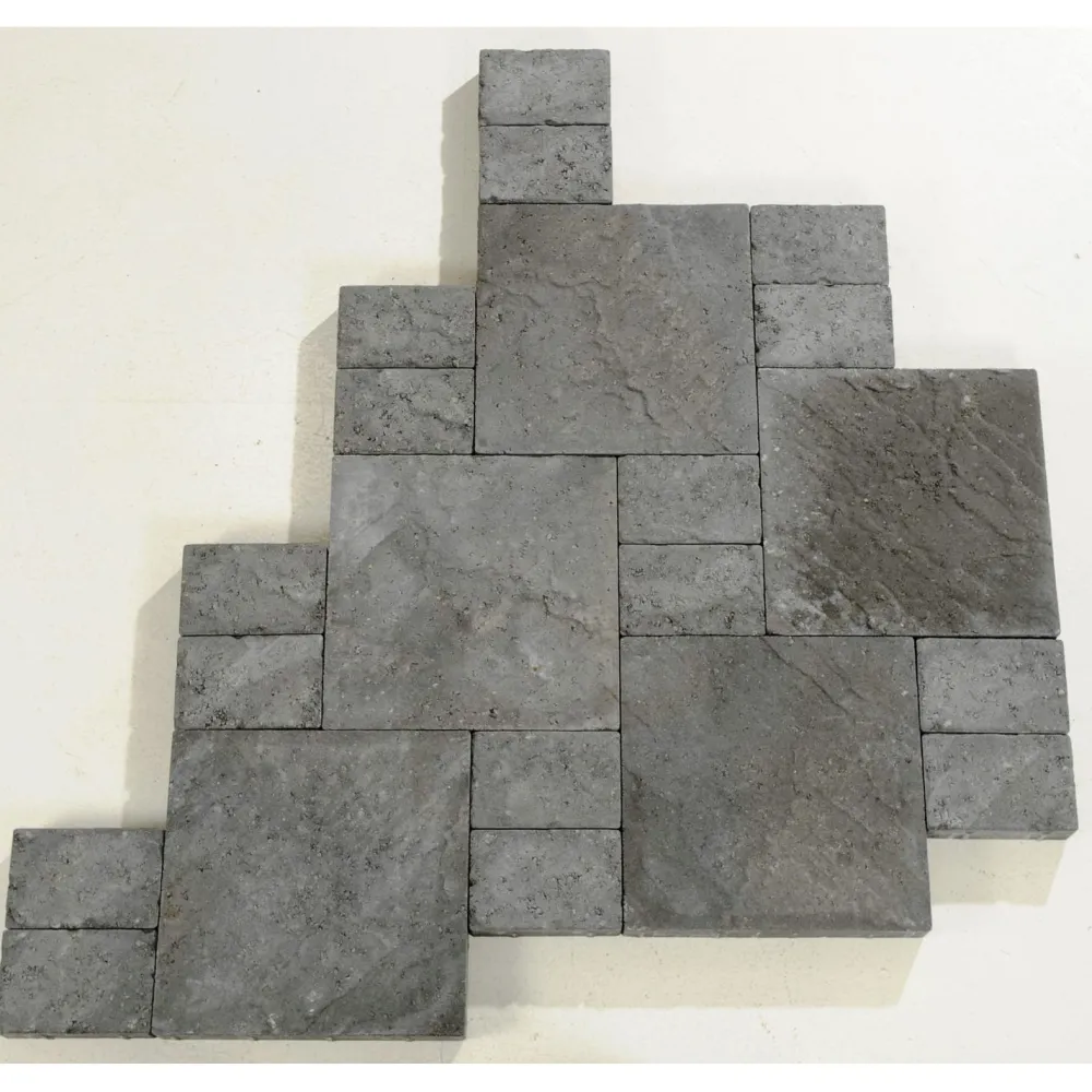 Clearance Rustiikkilaatta 418x418x60mm musta Betonilaatat