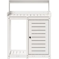 Sale Ruukutuspöytä hyllyllä, 82,5x50x109,5 cm, eri värejä (33976) Kasvihuonetarvikkeet