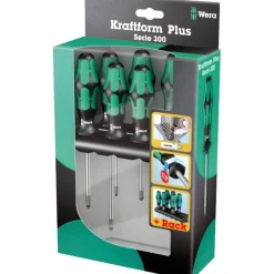 Ruuvimeisselisarja Kraftform Plus Lasertip, 6 kpl*Wera Best