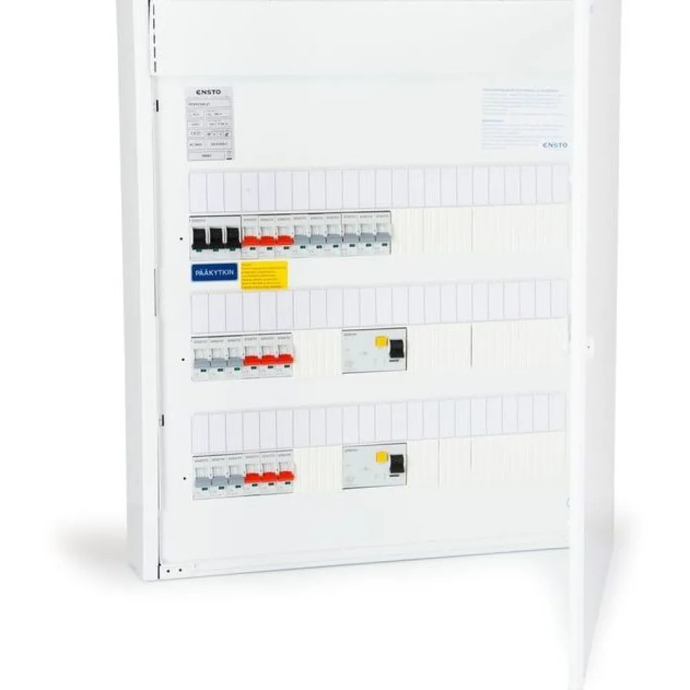 Ryhmäkeskus Waltteri PESSV345.21, 2xVVS, 9x10A, 12x16A, 50A, pinta-/uppoasennukseen*Ensto