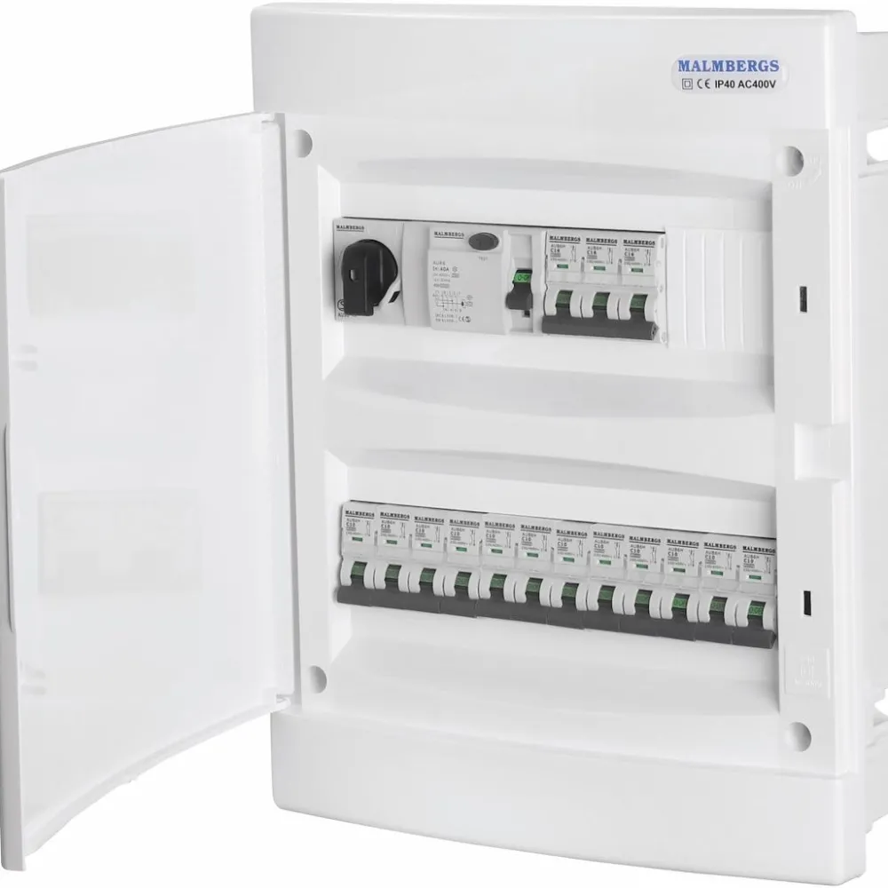 Ryhmäkeskus 2x12 modulia, IP40 uppoasennus*Malmbergs Discount