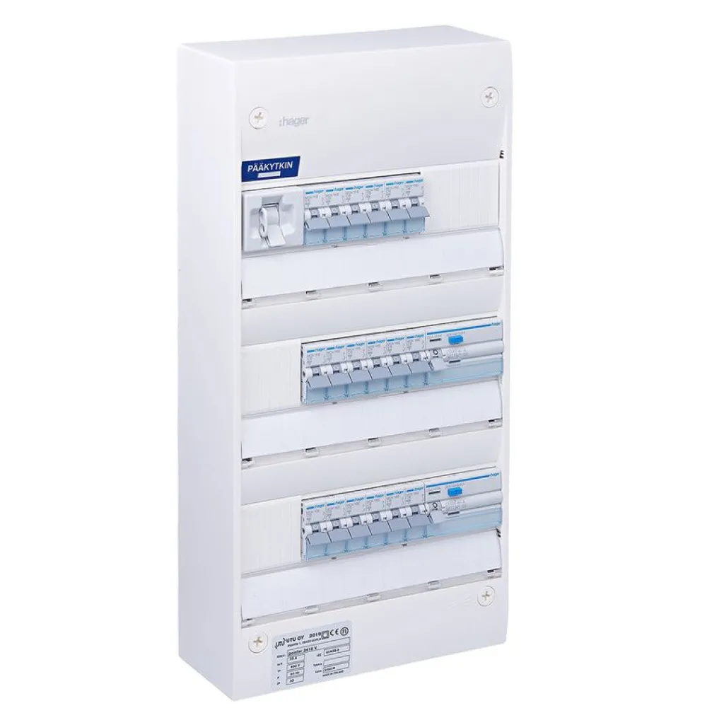 Ryhmäkeskus pinta Pointer 3418 V 35A IP30 PS*UTU Clearance
