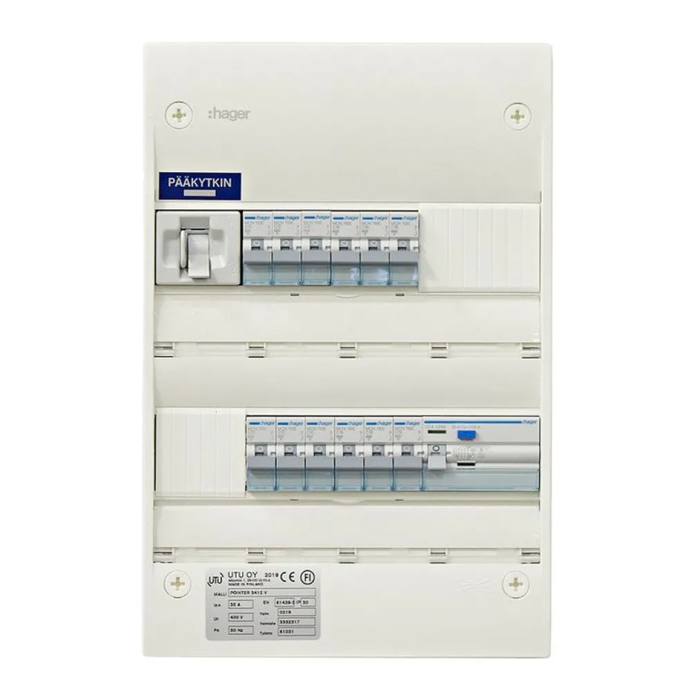 Ryhmäkeskus pinta Pointer 3412J V 35A IP30 PS*UTU New