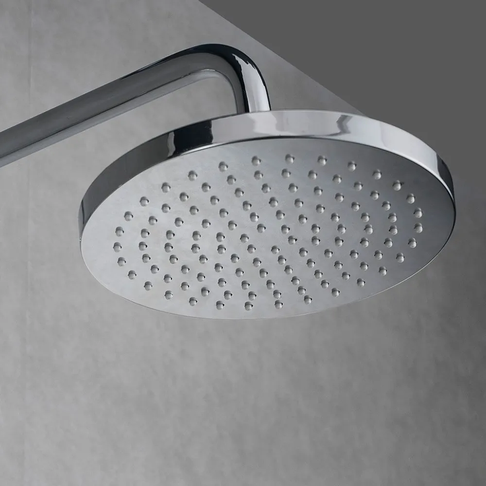Sadesuihkusetti Glimma, termostaattihanalla, hierova suihku, suihkupää ⌀200mm, kromi*Bathlife Discount