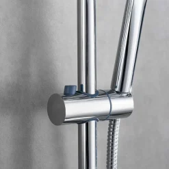 Sadesuihkusetti Glimma, termostaattihanalla, hierova suihku, suihkupää ⌀200mm, kromi*Bathlife Discount