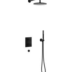 Outlet Sadesuihkusetti Silhouet, piiloasennus, mattamusta Suihkut
