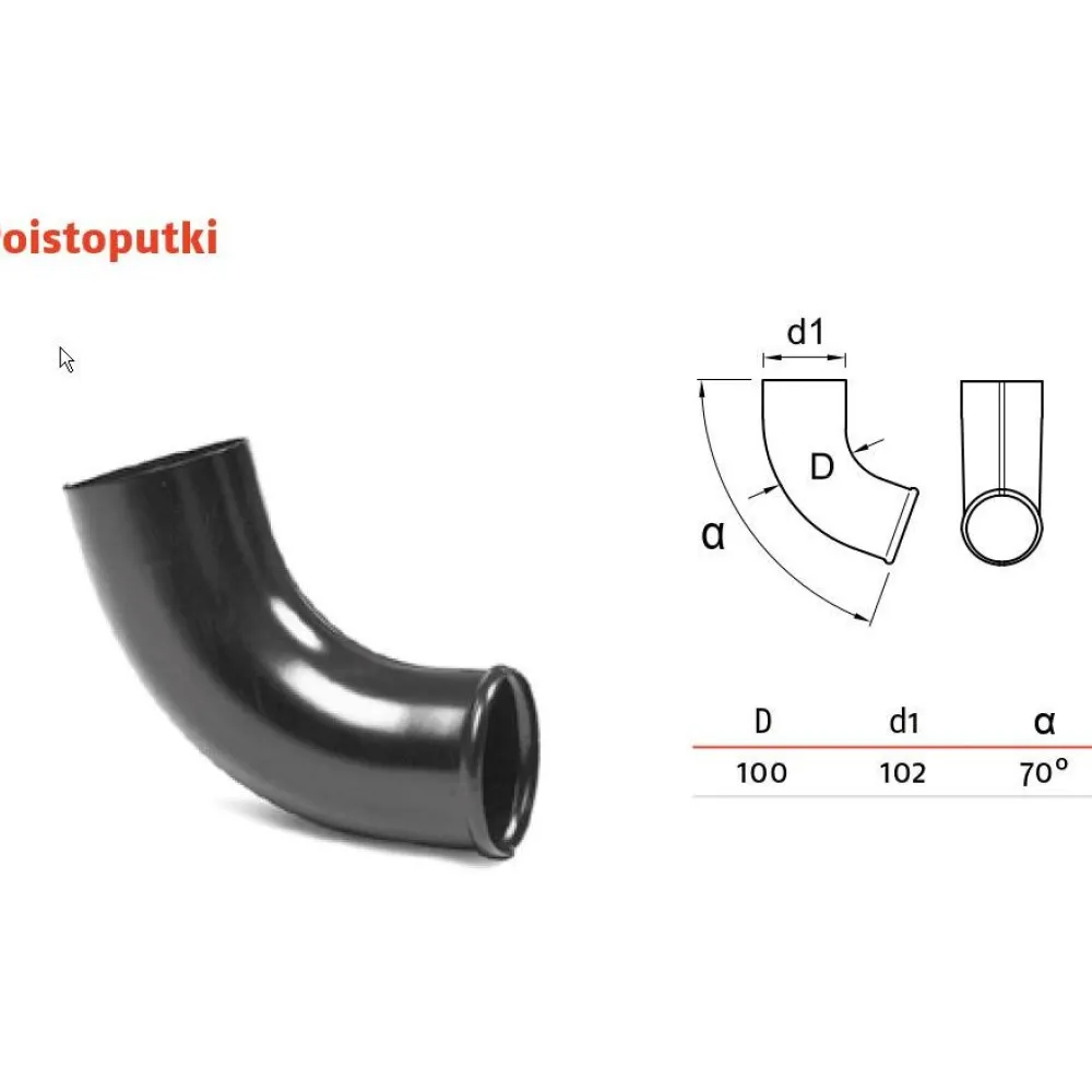 Clearance Sadevesijärjestelmä puolipyöreä: poistoputki ø100mm, eri värejä Rännit|Rännit