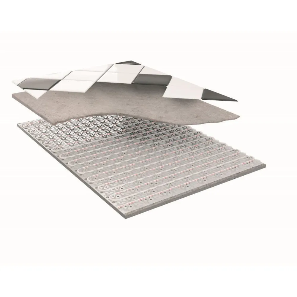 Saneerauslevy Clima Comfort 10,5mm 10kpl = 7.84m2 lattialämmitysputkelle*Roth New