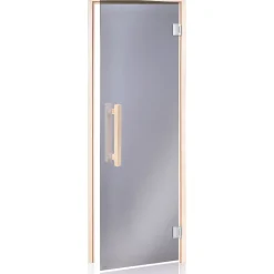 Outlet Saunan lasiovi Glass Comfort, haapakarmi, eri kokoja, eri värejä Saunan Ovet