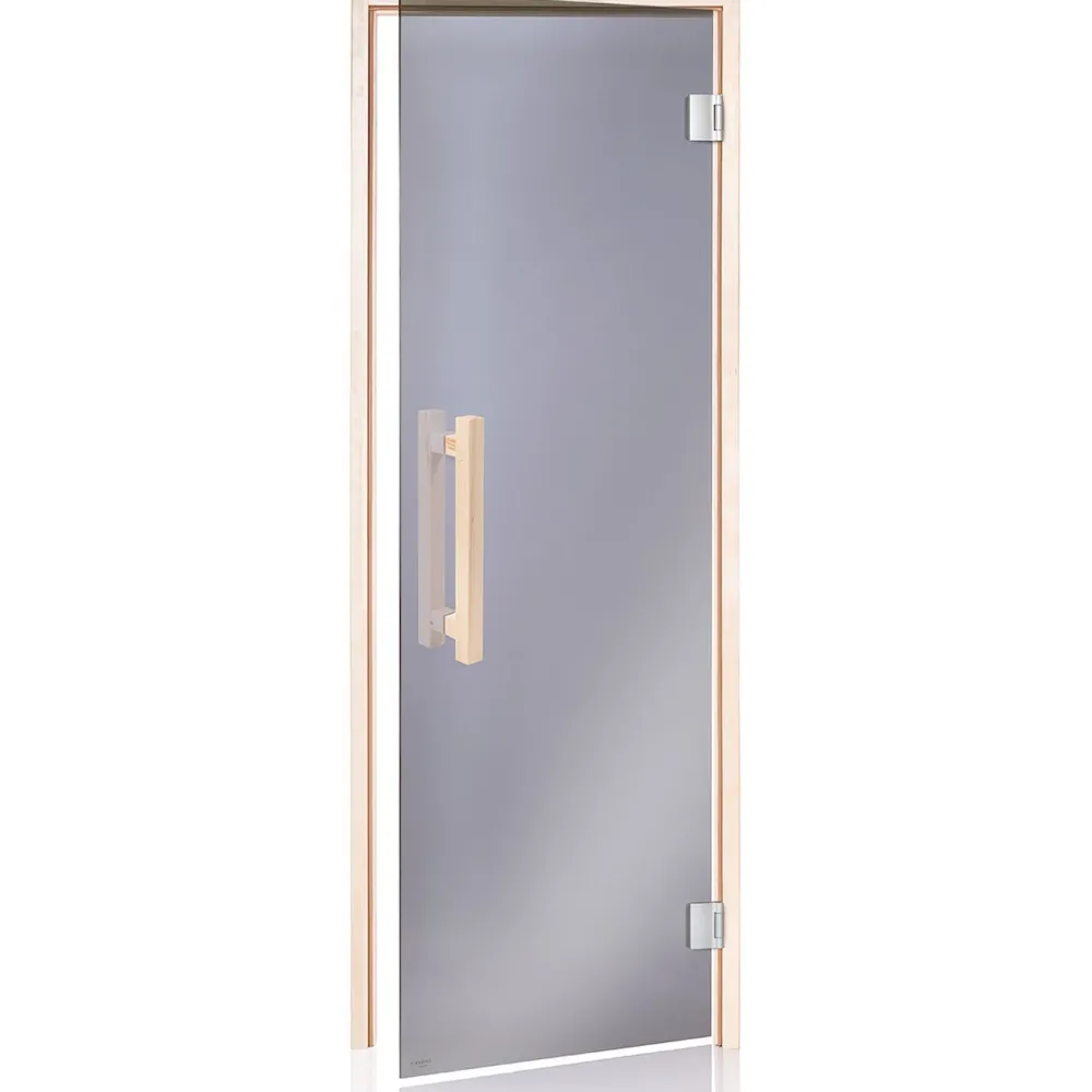 Outlet Saunan lasiovi Glass Comfort, haapakarmi, eri kokoja, eri värejä Saunan Ovet