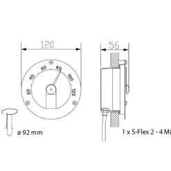 New Saunan lämpömittari , eri värejä Saunat|Saunatarvikkeet