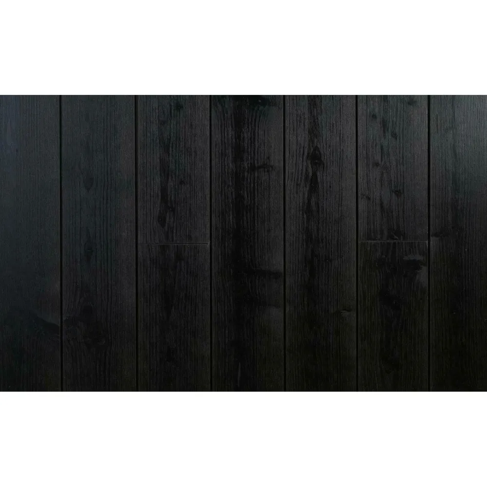 Saunapaneeli Rustik SPA STS-3, 18x145mm, kuusi, ympäripontattu, PN, harjattu hiili*Maler