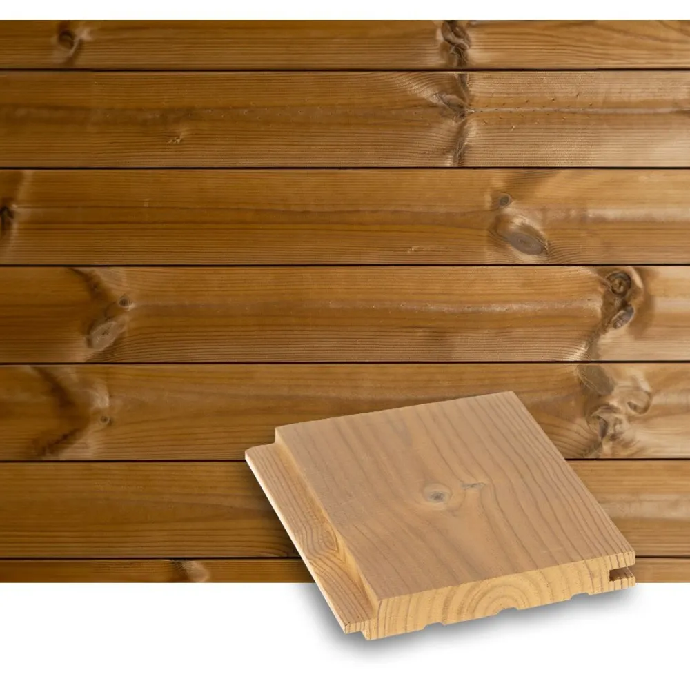 Saunapaneeli Tuuli Sauna STS4, 15x118mm, mänty, lämpökäsitelty*Lauta Outlet