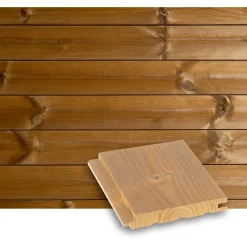 Saunapaneeli Tuuli Sauna STS4, 15x118mm, mänty, lämpökäsitelty*Lauta Outlet