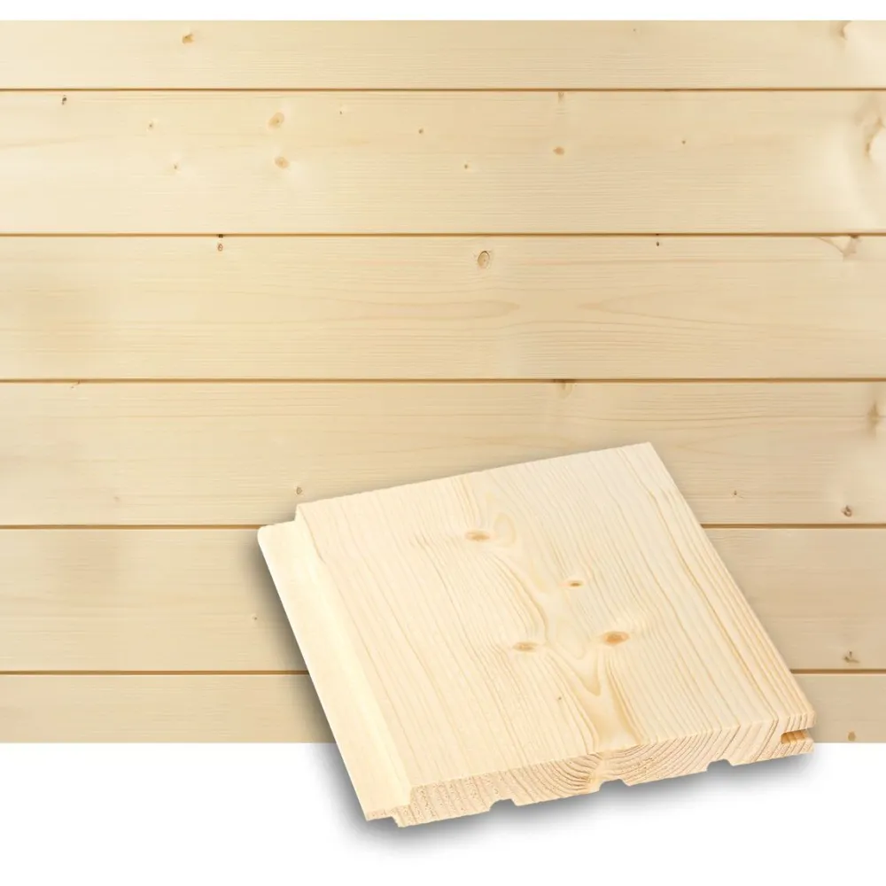 Saunapaneeli Tuuli Sauna STS4, 15x145mm, TK, kuusi, puuvalmis*Lauta Best