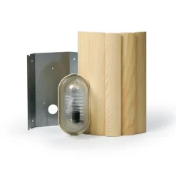Hot Saunavalaisin AVH15.2 40W E14 330x223x175 mm vaalea mänty kulma-asennus Saunan Seinävalot