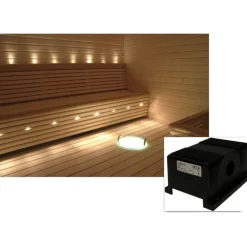 Saunavalaistussarja VPAC-1527-S832 3-5 m² + LED-projektori + 8 valokuitua*Cariitti Best