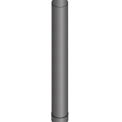 Savuputki/hormi 1,0 m/115 mm Musta*Harvia Discount