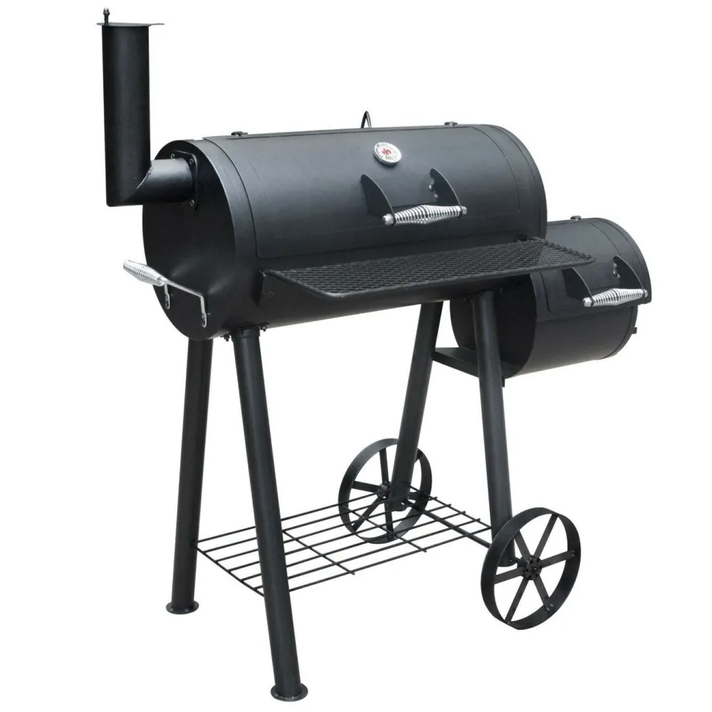 Sale Savustusgrilli Smoker 122 x 127 x 63 cm musta Savustimet