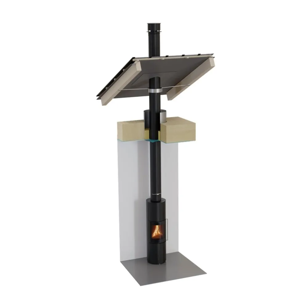 Discount Permeter Smooth Teräspiippu Ø150mm Takkojen Savupiiput