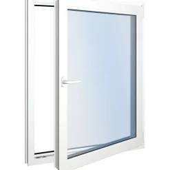 Best Classic DK 2K 2-lasinen kippi-ikkuna, PVC, A-malli, leveys 600 mm Ikkunat