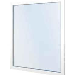 Classic 2K 2-lasinen kiinteä PVC-ikkuna, A-malli*Seicom Outlet