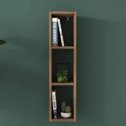 Seinähyllykkö E3-224, 22.1x90cm, tummanruskea*Linento Furniture Sale