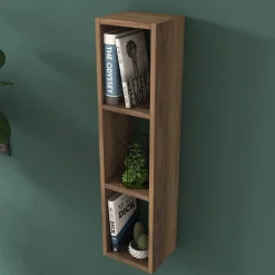 Seinähyllykkö E3-224, 22.1x90cm, tummanruskea*Linento Furniture Sale