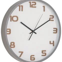 Seinäkello Greenwich, ø35cm, hiljainen käynti, harmaa*House Nordic Outlet