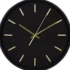 Seinäkello Kensington, ø35cm, hiljainen käynti, musta*House Nordic Outlet