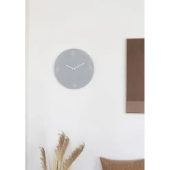 Hot Seinäkello Ravenna, ø40cm, hiljainen käynti, vaaleanharmaa Seinäkellot