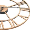 Seinäkello metalli 40 cm kultainen*FinePRICE Sale