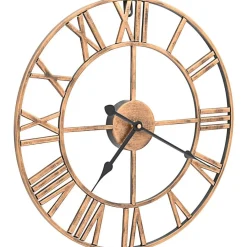Seinäkello metalli 40 cm kultainen*FinePRICE Sale