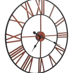 Best Seinäkello metalli 58 cm punainen Seinäkellot