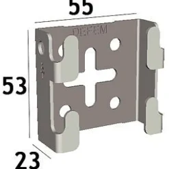 Best Seinäkiinnike mini sähkö Z B4 (B11) Kaapelihyllyt