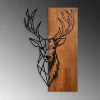 Online Seinäkoriste Red Deer 1, ruskea/musta Koriste-Esineet