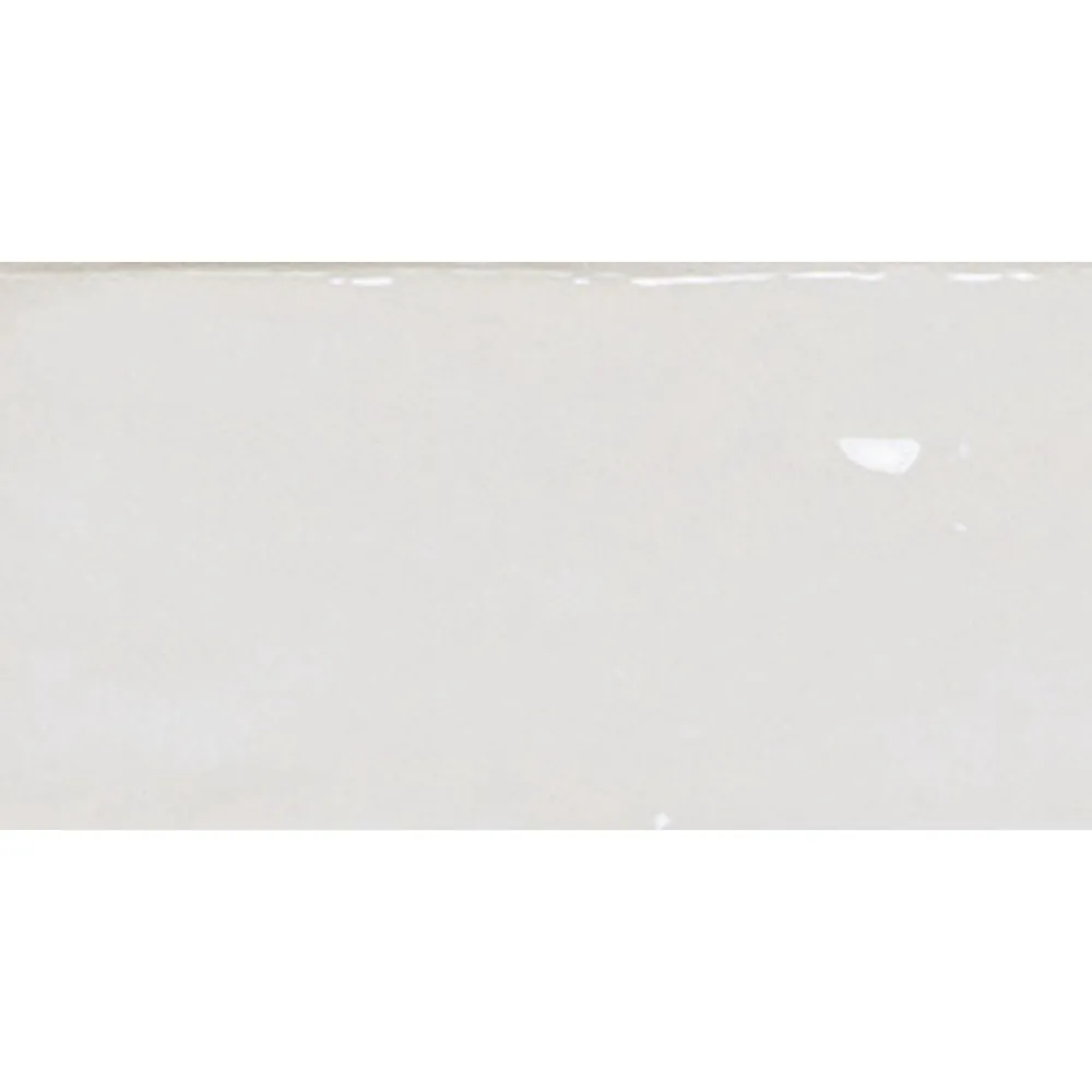 Seinälaatta Manacor White kiiltävä strukturoitu 7,5x15 cm*Pukkila Hot