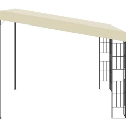 Seinään kiinnitettävä huvimaja 3x3 m kerma kangas*FinePRICE New