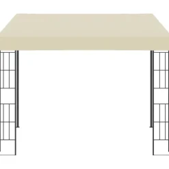 Seinään kiinnitettävä huvimaja 3x3 m kerma kangas*FinePRICE New