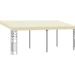 Seinään kiinnitettävä huvimaja 6x3x2,5 m kerma*FinePRICE Online