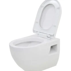 Best Seinään kiinnitettävä WC-istuin keraaminen valkoinen Seinä-Wc