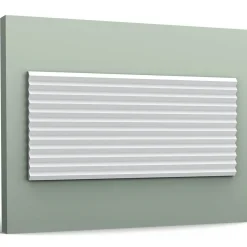 Seinäpaneeli W108 18x250x2000 mm polyuretaani valkoinen*Orac Decor Best
