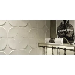 Online Seinäpaneeli WallArt 3D Sweeps 500x500 mm 12 kpl/pkt Sisustuslevyt