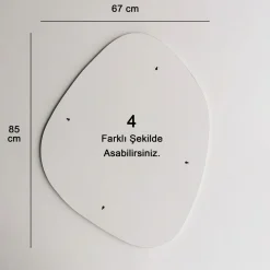Discount Seinäpeili Soho musta Peilit