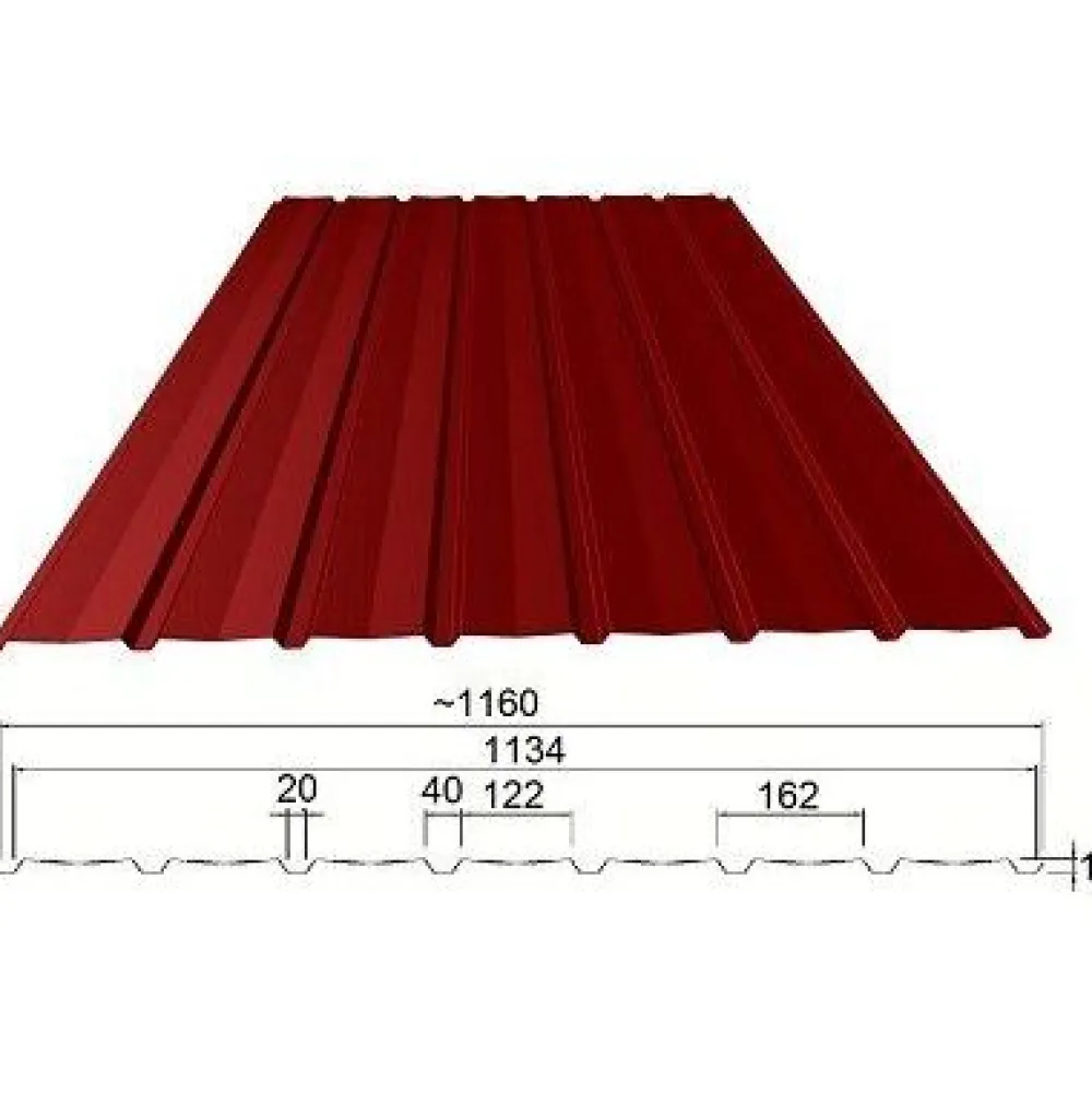 Seinäpelti Seinälevy W-15-1134 Economy 0.45 mm Rakennuslevyt