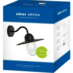 Hot Seinävalaisin Arvika 294x370x303 mm musta Ulkoseinävalaisimet