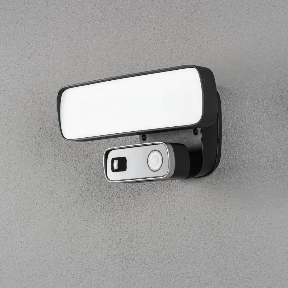 Seinävalaisin Smartlight 7868-750 musta 18W kamera kaiutin mikrofoni*Konstsmide Discount